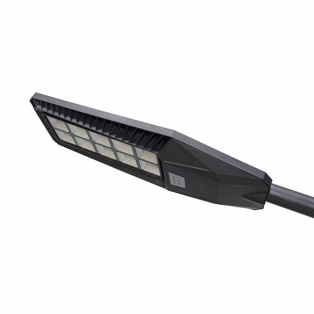 Trade Shop - Faro Stradale Solare Led 170 W Sensore Crepuscolare Ip65 Pannello Fotovoltaico -