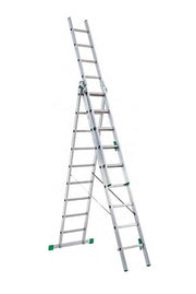 Scala Scaletto Sfilo in Alluminio Tecna 9 + 9 Gradini Max 150 kg