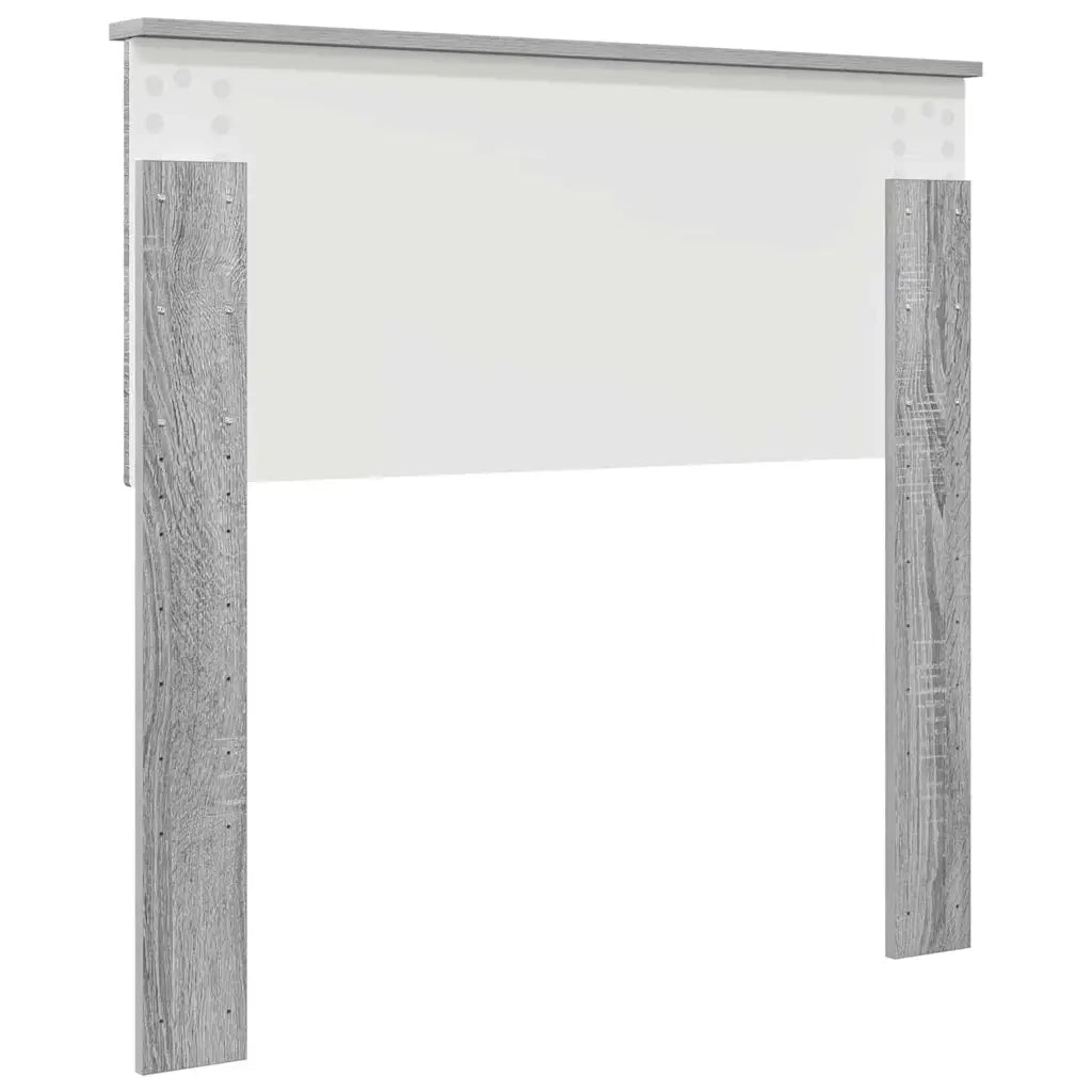 Testiera-Testata-Testiera Decorativa Grigio Sonoma 90 cm Legno multistrato 461331