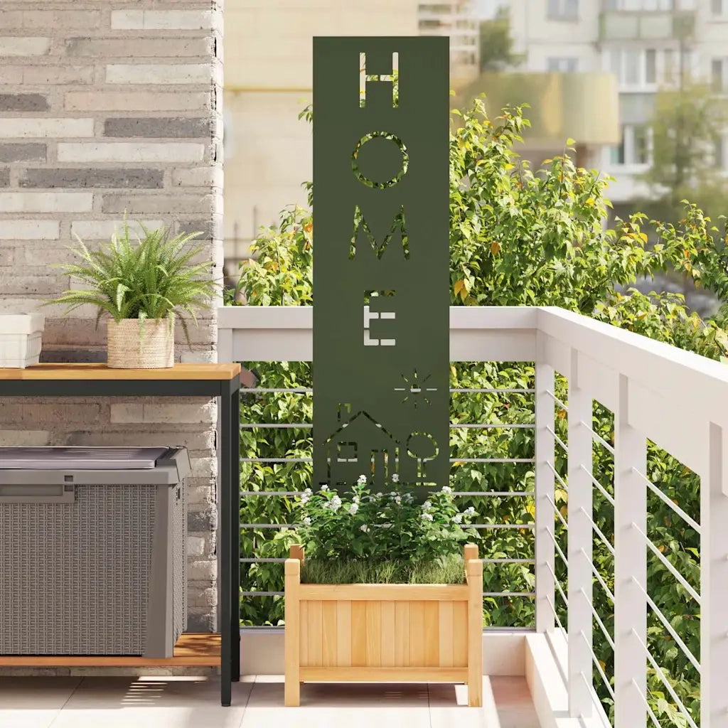 vidaXL Schermo per privacy in giardino Oliver verde 32 x 140 cm