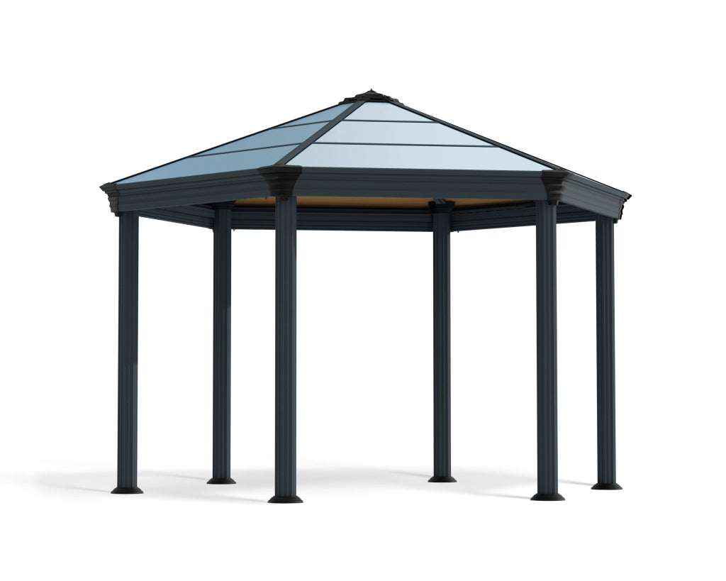 Gazebo Esagonale in Alluminio Roma 3.6X4 m