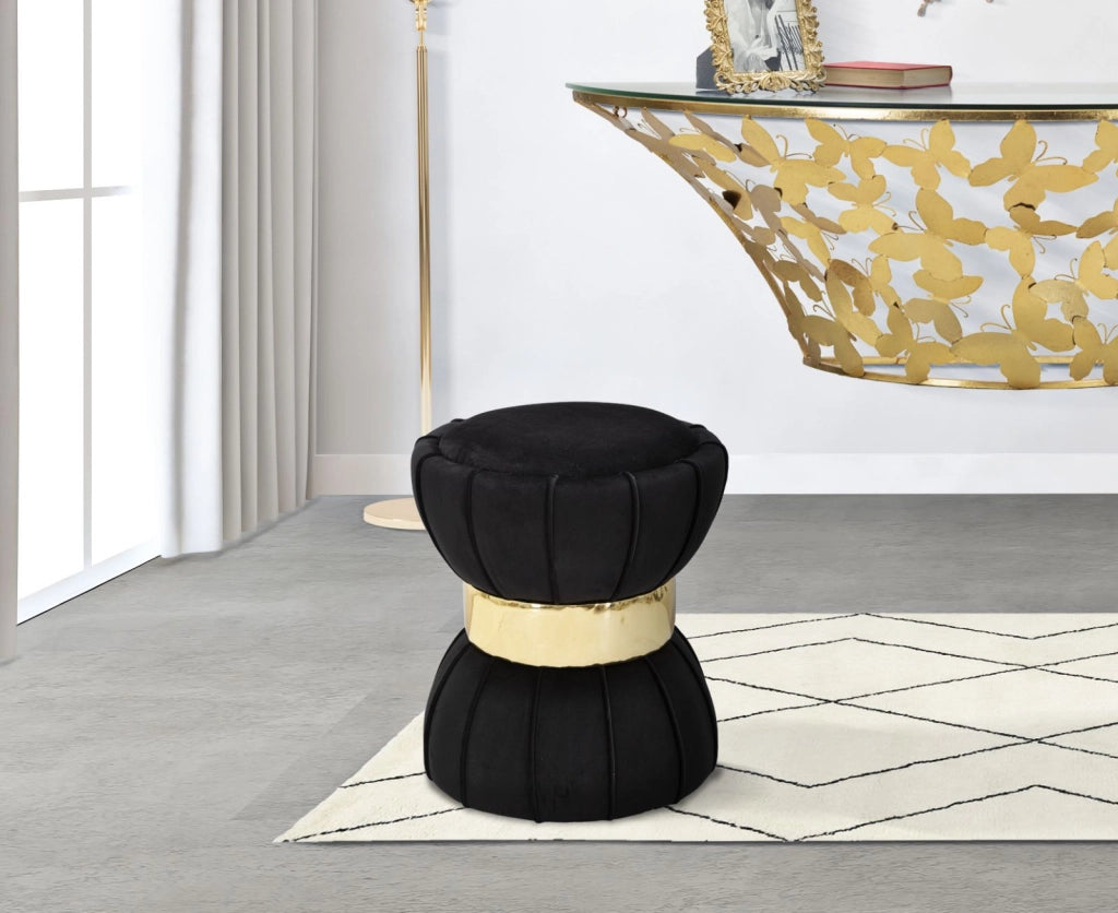 SGABELLO FLOWER CM NERO CM � 40X44