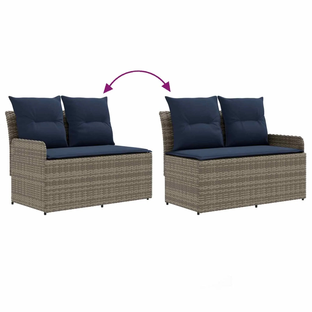 2 pz Divano con braccioli da giardino con divano angolare 42025374