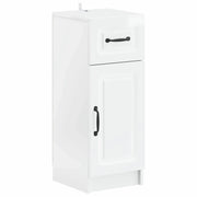 Mobiletto da Bagno UTRECHT Bianco Lucido 30 x 31 x 77 cm 897709