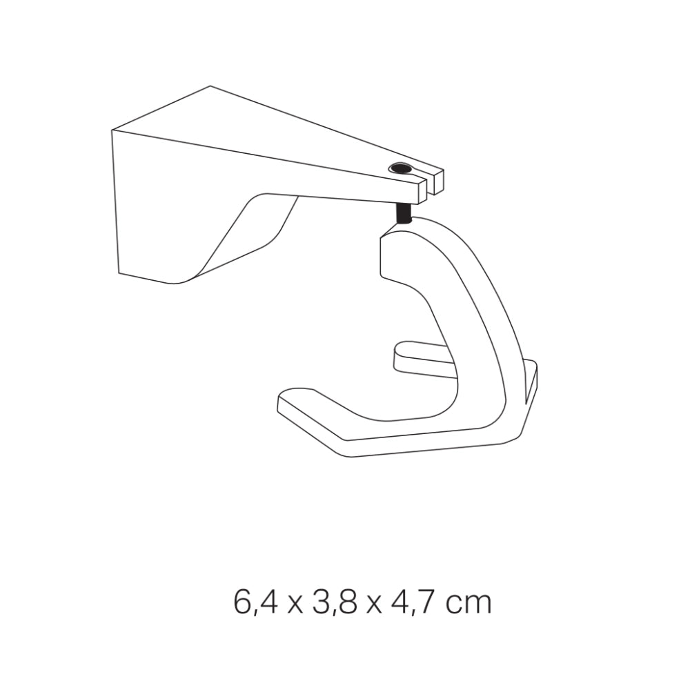 Pencil supporto parete verticale Zafferano - Accessorio applique con rotazione 360 gradi Bianco