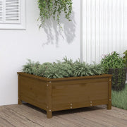 Fioriera da Giardino Miele 82,5x82,5x39 cm Legno Massello Pinocod mxl 105434