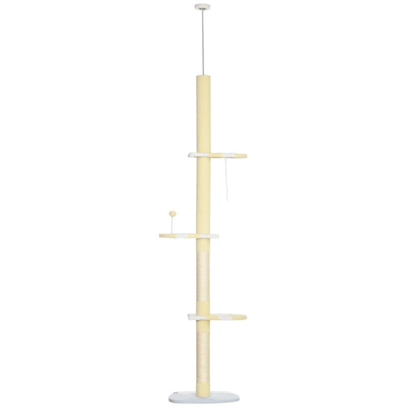 ALBERO RASCHIALETTI regolabile 220-260 cm 47x34 cm giallo