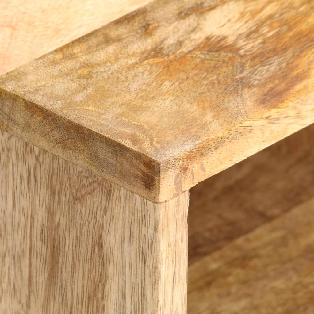 Mobile TV multimediale scaffale TV credenza mobile TV sala da pranzo soggiorno camera da letto 90 x 30 x 50 cm legno massello di mango marrone 02_0026343