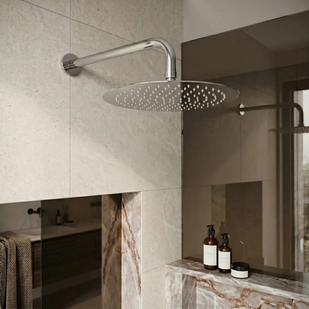 Soffione Doccia Rotondo Rea Js-p014 30cm Chrome
