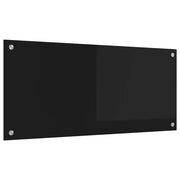 Schienale da cucina Nero 90 x 40 cm vetro temperato CFW5568379