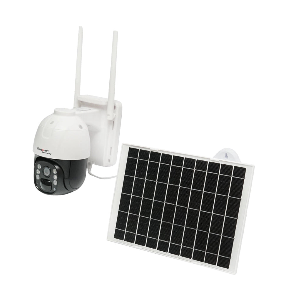 Telecamera di videosorveglianza 4G, rotante 24 ore su 24, 7 giorni su 7, completamente autonoma, ricarica con pannello solare, PTZ, 1080P, PIR, IP66