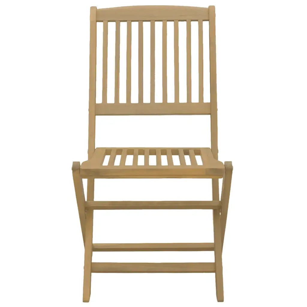Sedie Giardino Pieghevoli 6 pz 54,5x58x90 cm Massello Acacia