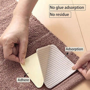 Pads antiscivolo - autofissanti - per tappeto - sostegno tappeto - 4 pezzi