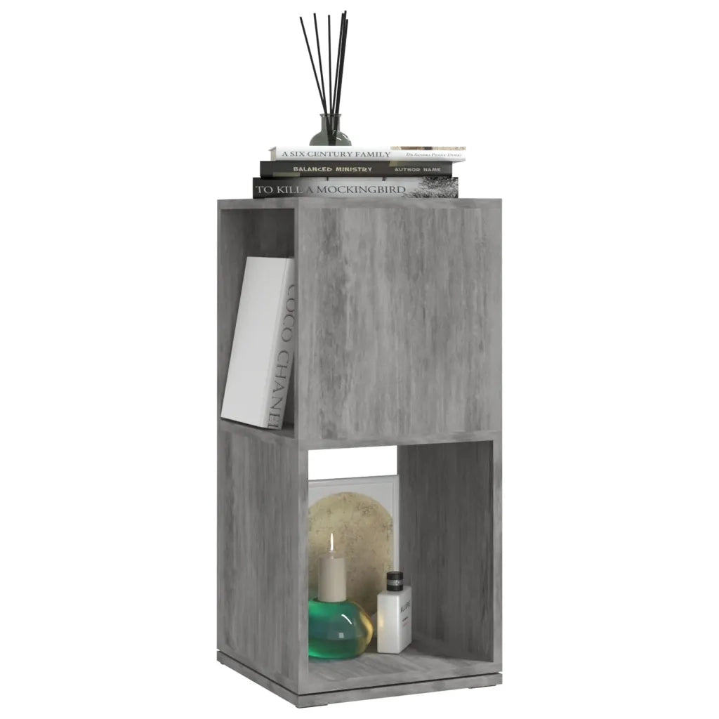 Armadietto Girevole Grigio Cemento 34,5x34,5x75,5cm Truciolato CFW3255835