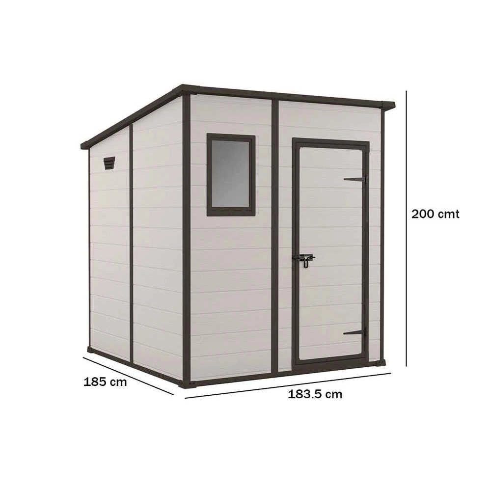 Casetta da Giardino in Resina Keter Manor Pent 6x6
