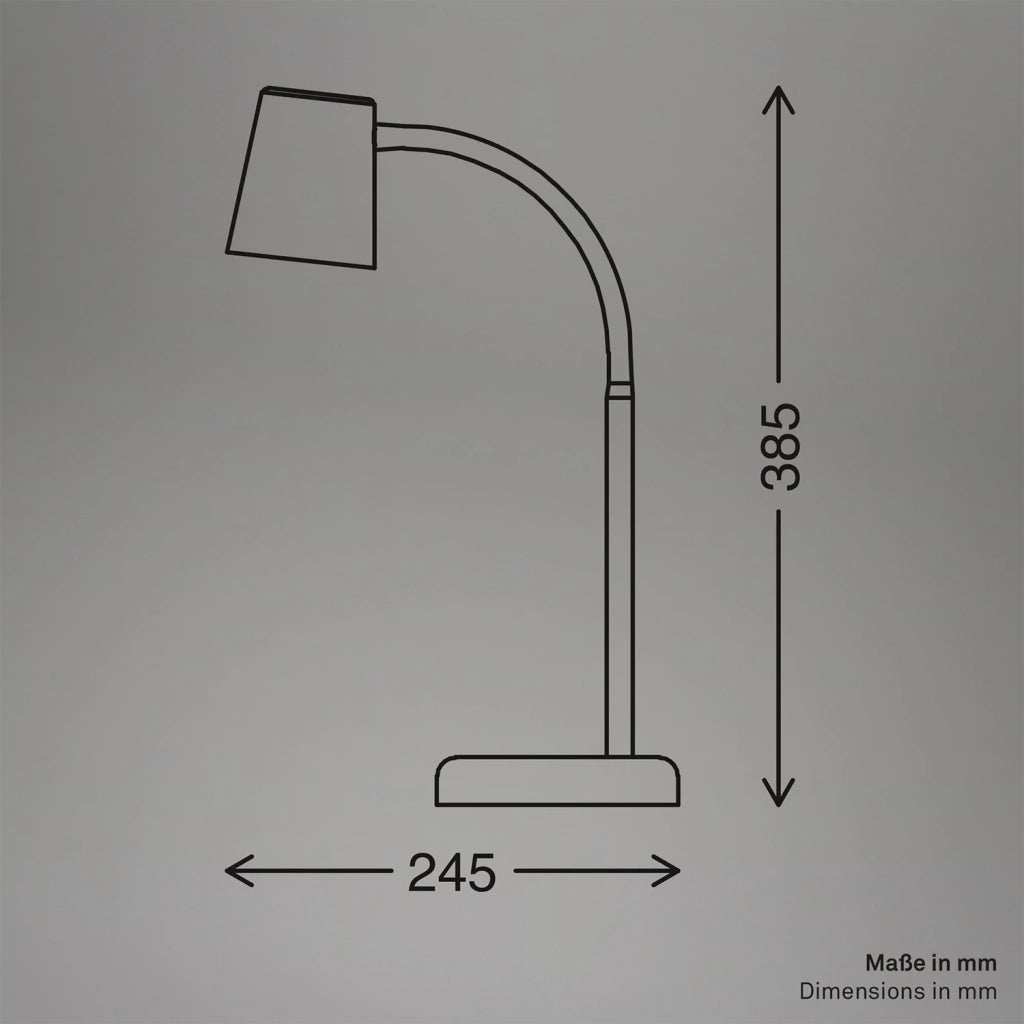 Lampada Da Tavolo Contemporanea Skrica Metallo Beige 1 Luce Gu10 Ip20