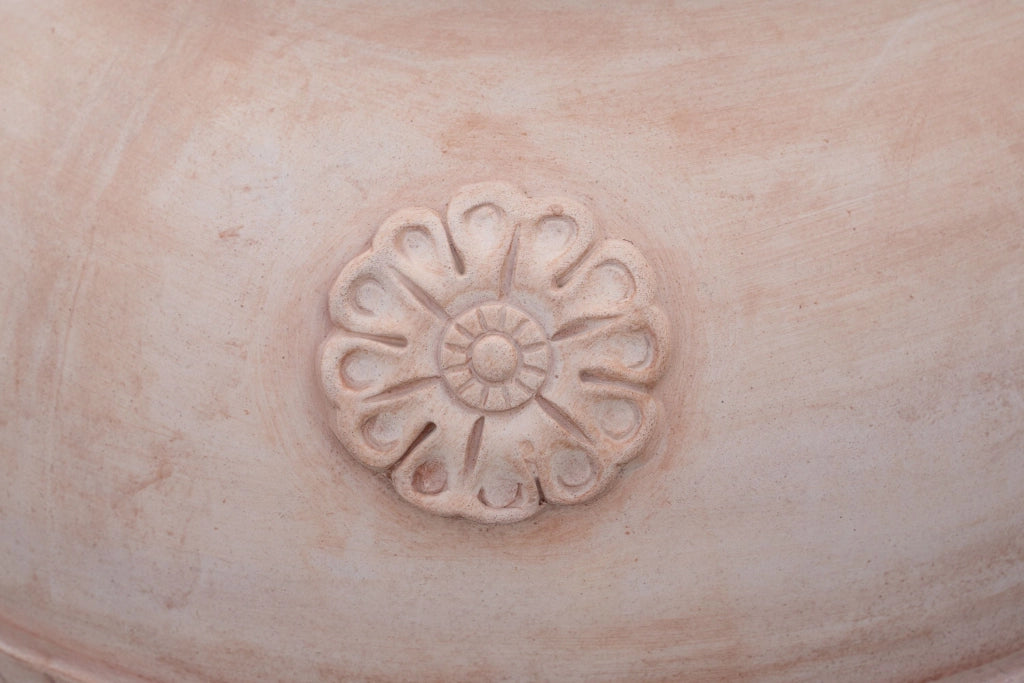 Biscottini Orcio Toscano invecchiato in terracotta toscana 100% Made in Italy interamente Lavorato a Mano L80xPR74xH80 cm