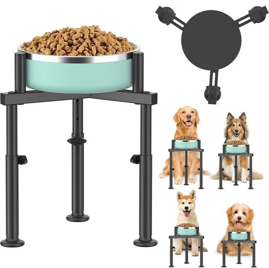 Standard alimentare per cani adattabile con ciotola alimentare elevata, adatto per tutti i cani