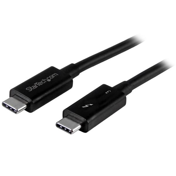 Startech.com cavo thunderbolt 3 da 50 cm, 40gbps, 100w pd, 4k/5k, certificato thunderbolt, compatibile con thunderbolt 4/usb 3.2/dp alt mode/usb4 - TBLT34MM50CM