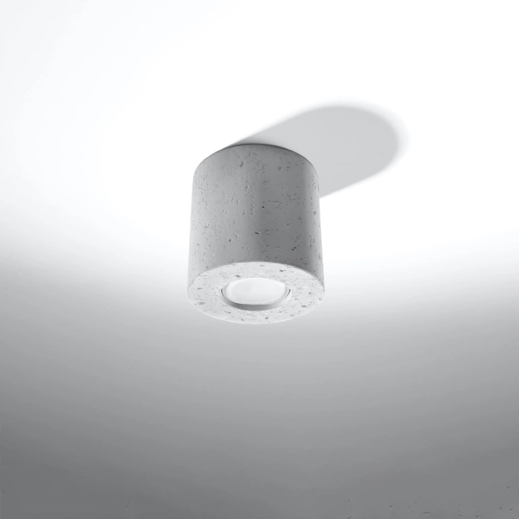 Spot da soffitto Rondeo Pure Lume cemento grigio GU10