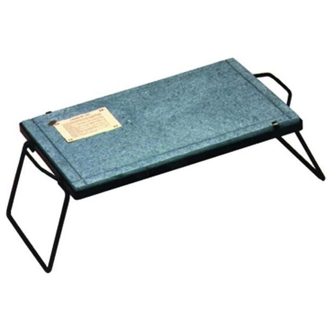 Blinky 78874-25 Bistecchiera Pietra Ollare Dietetica Naturale con Supporto e Gambe 40x60 cm
