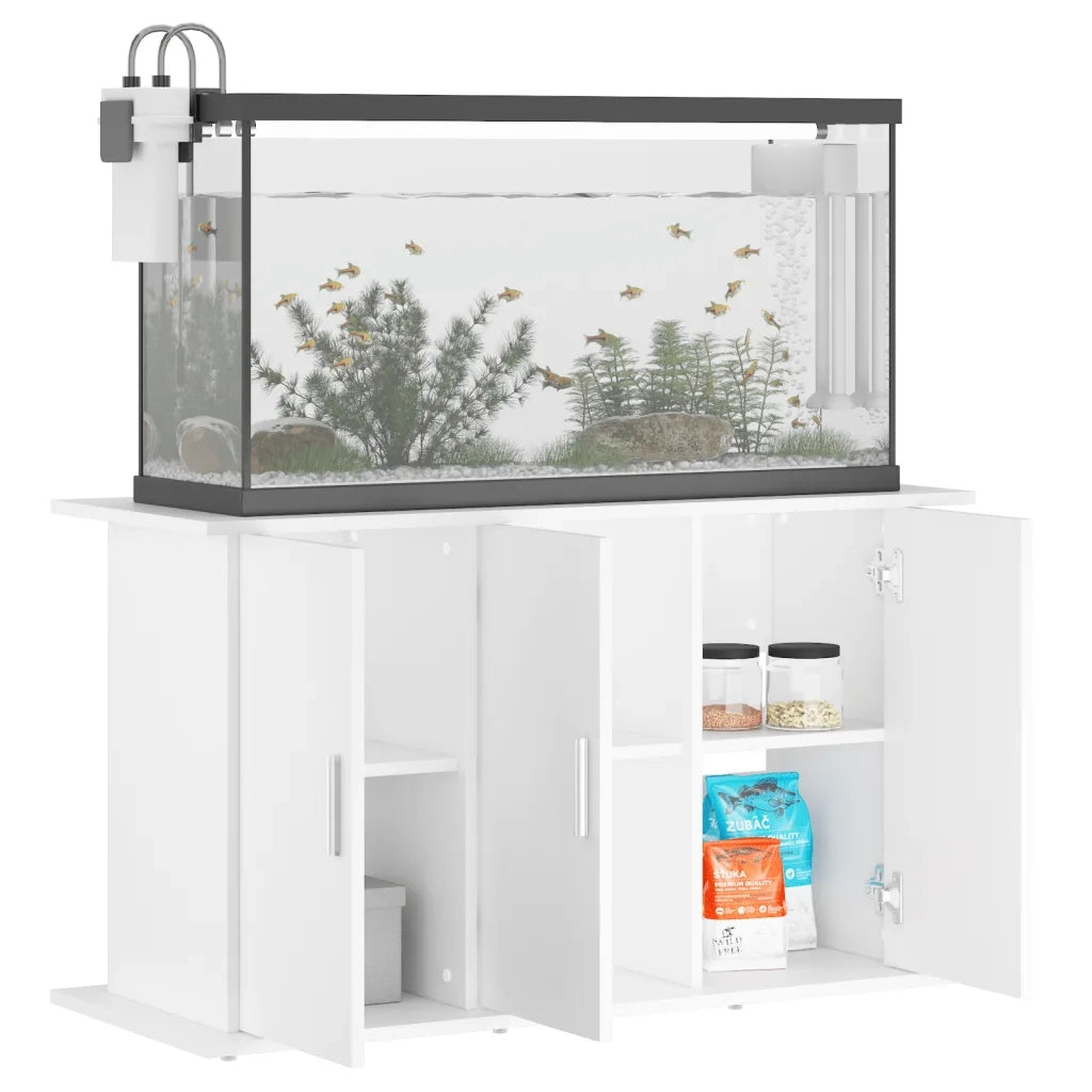 Supporto per Acquario 101x41x58 cm in Legno Multistrato Bianco CFW6792485