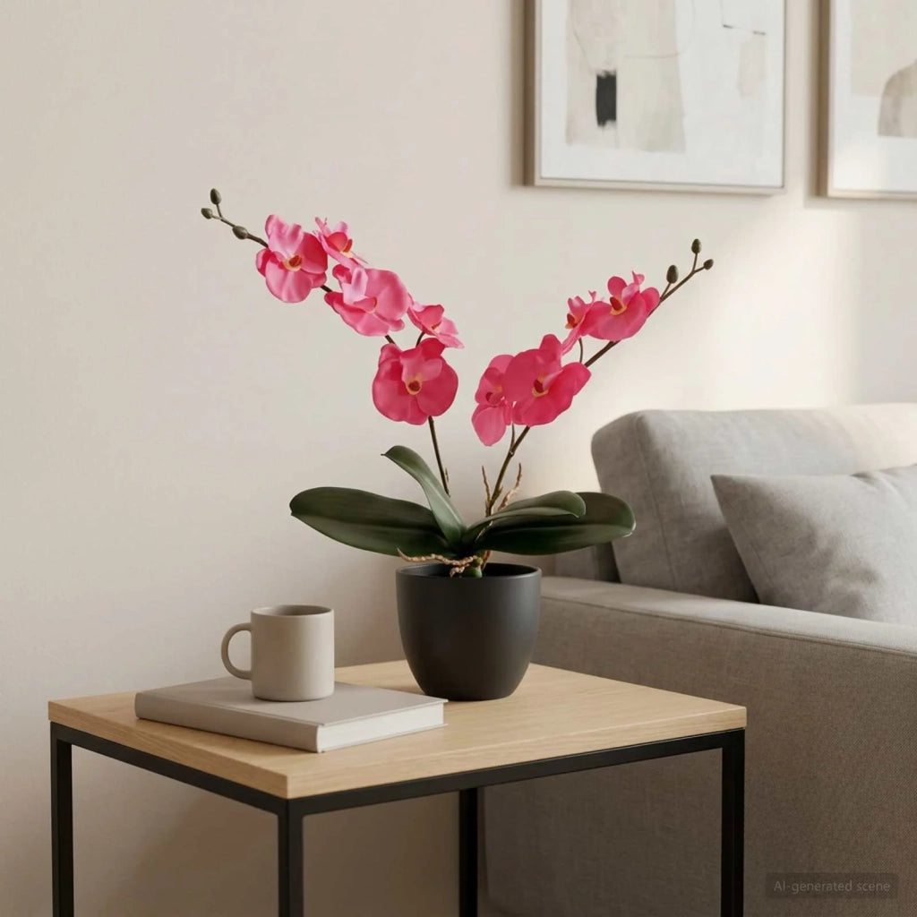 Pianta di Orchidea Artificiale Rosso 36 x 10 x 30 cm 42042077