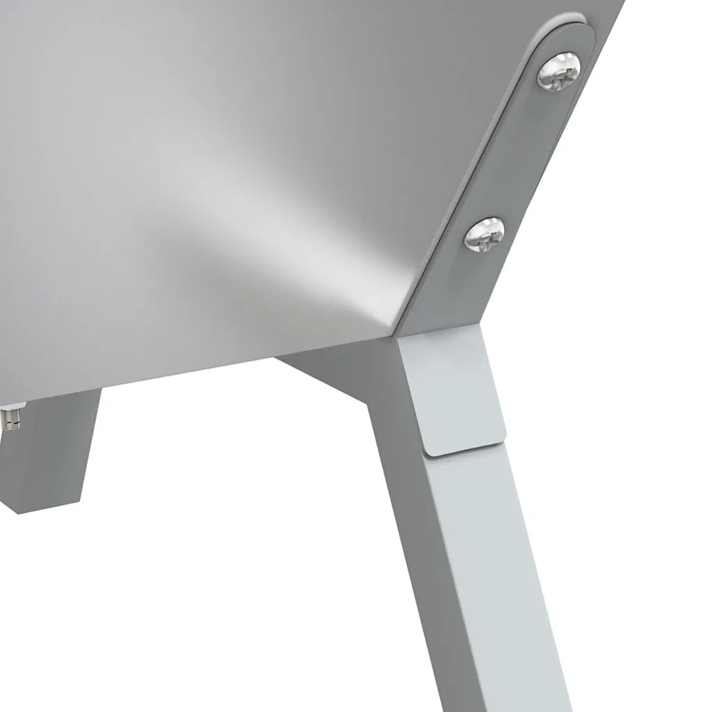 Vassoio per Barbecue Argento 158x42x31 cm Acciaio Inox CFW1560792