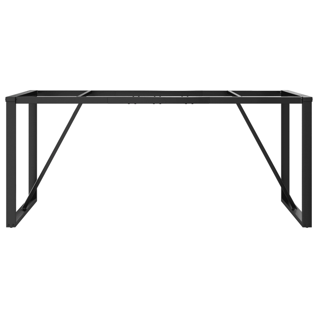 Telaio Gambe a O per Tavolo da Pranzo 160x80x73 cm in Acciaio
