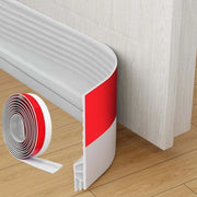 Afdrittore di porte toccostoppo adesivo 400 cm - toccostoppo per porte isolamento acustico protezione dal freddo - bianco