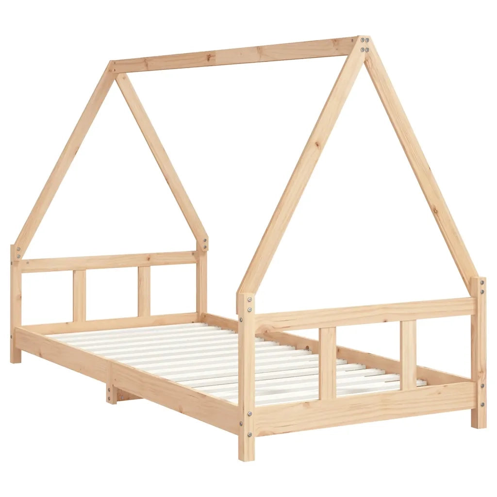 Giroletto per Bambini | Letto Infantile | Lettino 90x200 cm in Legno Massello di Pino