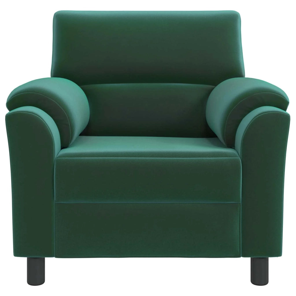 Divano Verde Scuro 94 x 85 x 93 cm Velluto 42040809