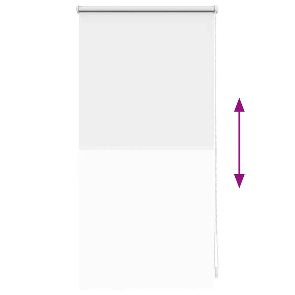 Tenda a rullo oscurante 44,4x100 cm Tessuto Larghezza 40 cm Bianco 240732