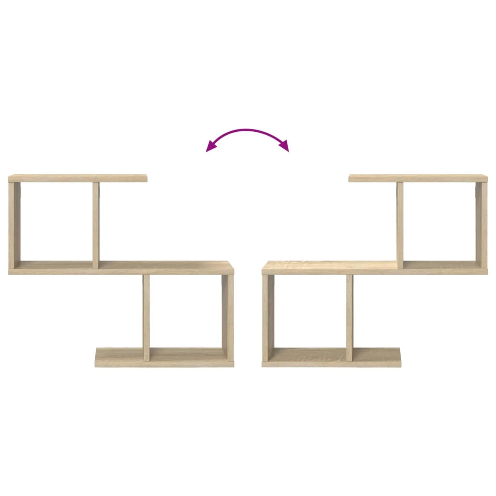 Scaffale da parete Rovere Sonoma 60 x 12 x 50,5 cm 8012262