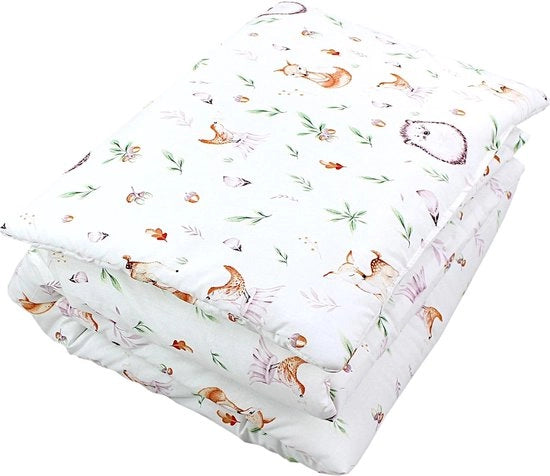 Set di letto per bambini con disegno, coperta per tutto l'anno, cuscino, guanciale, 2 pezzi, misura: 135 x 100 cm