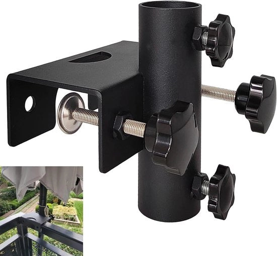 Parasol per balcone - Sostegno per ombrellone - Sostegno per ombrellone per balcone - Chiusura per ombrellone - Chiusura per balcone - Da non perdere per il vostro ombrellone!