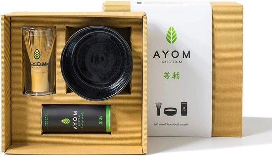 Set di Tè Matcha Verde | Confezione Biologica 30g - Qualità Tradizionale (II) - Set di Inizio per Principianti | Set di Regalo con Polvere Verde