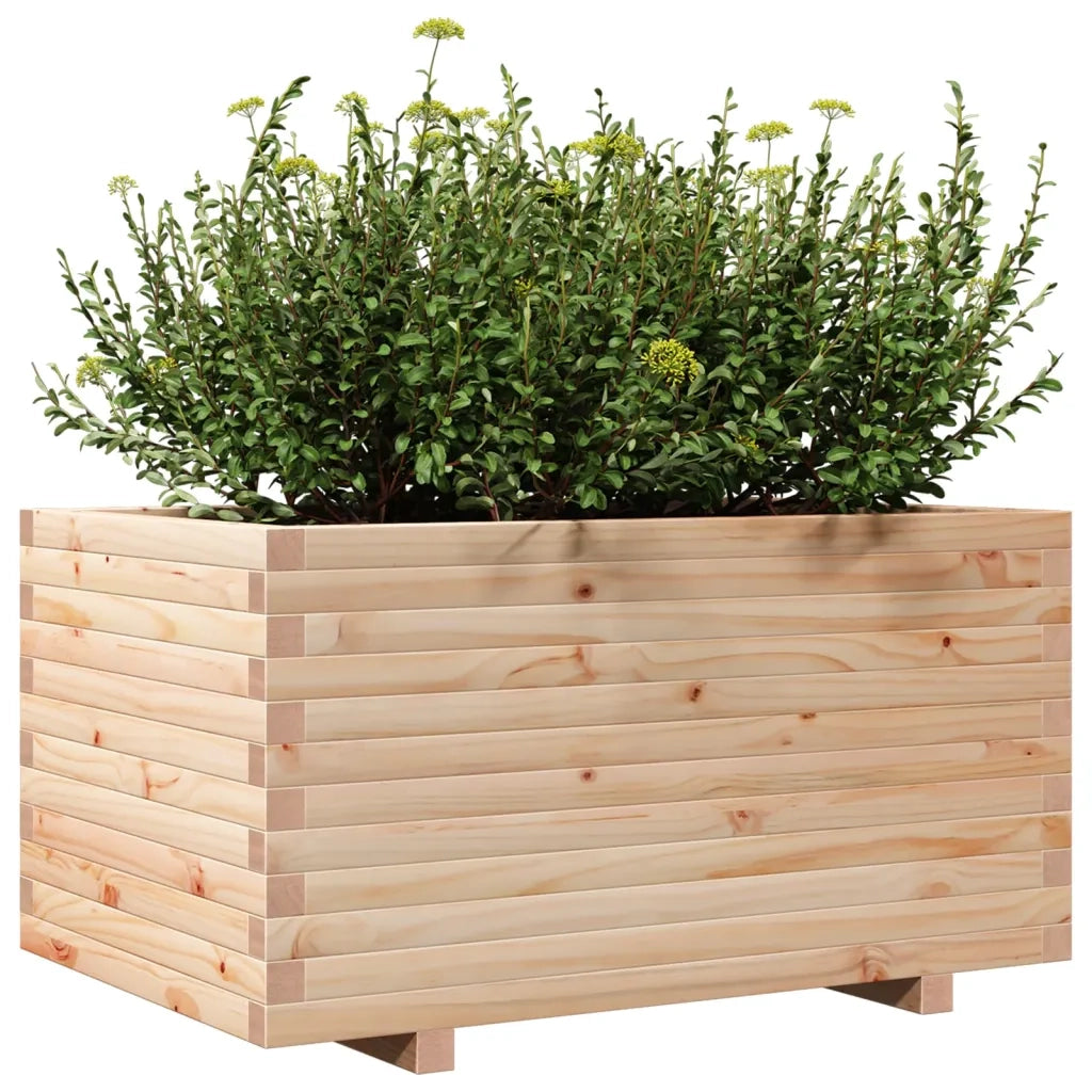 Fioriera da Giardino 90x60x49,5 cm in Legno Massello di Pino 847383