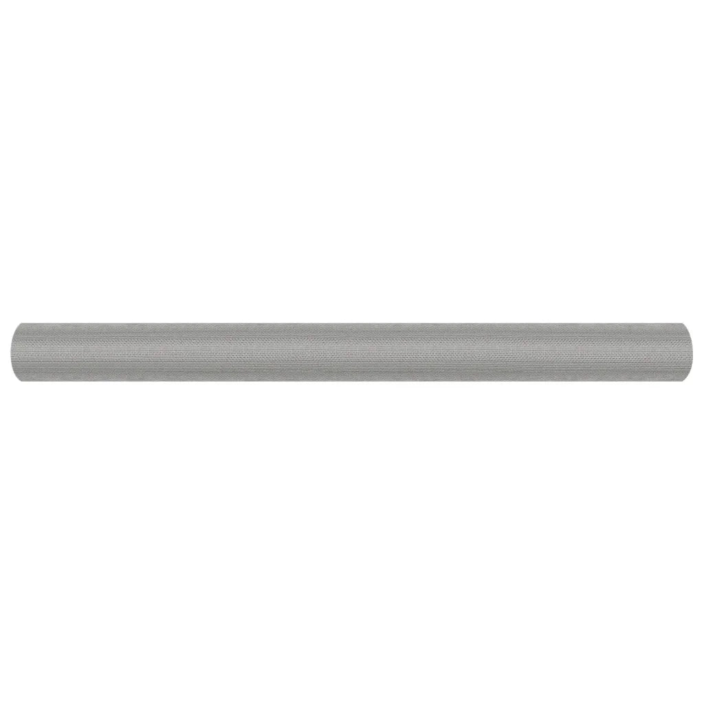 Recinzione in Rete in Acciaio Inossidabile 80x1000 cm Argento 150893