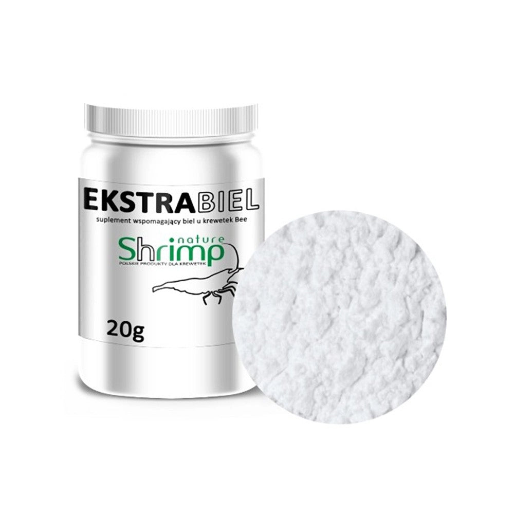 Shrimp Nature Extra White 20gr - additivo in polvere intensificare la colorazione bianca dei gamberetti