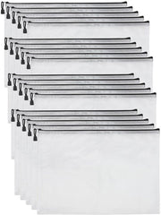 Documenti in Tessuto - 20 Pezzi - A3 Document Holder - Borse per Documenti in Tessuto - Materiale Resistente - Disegno Semi-Transparente - 40 x 30 cm - Cartellino Documenti