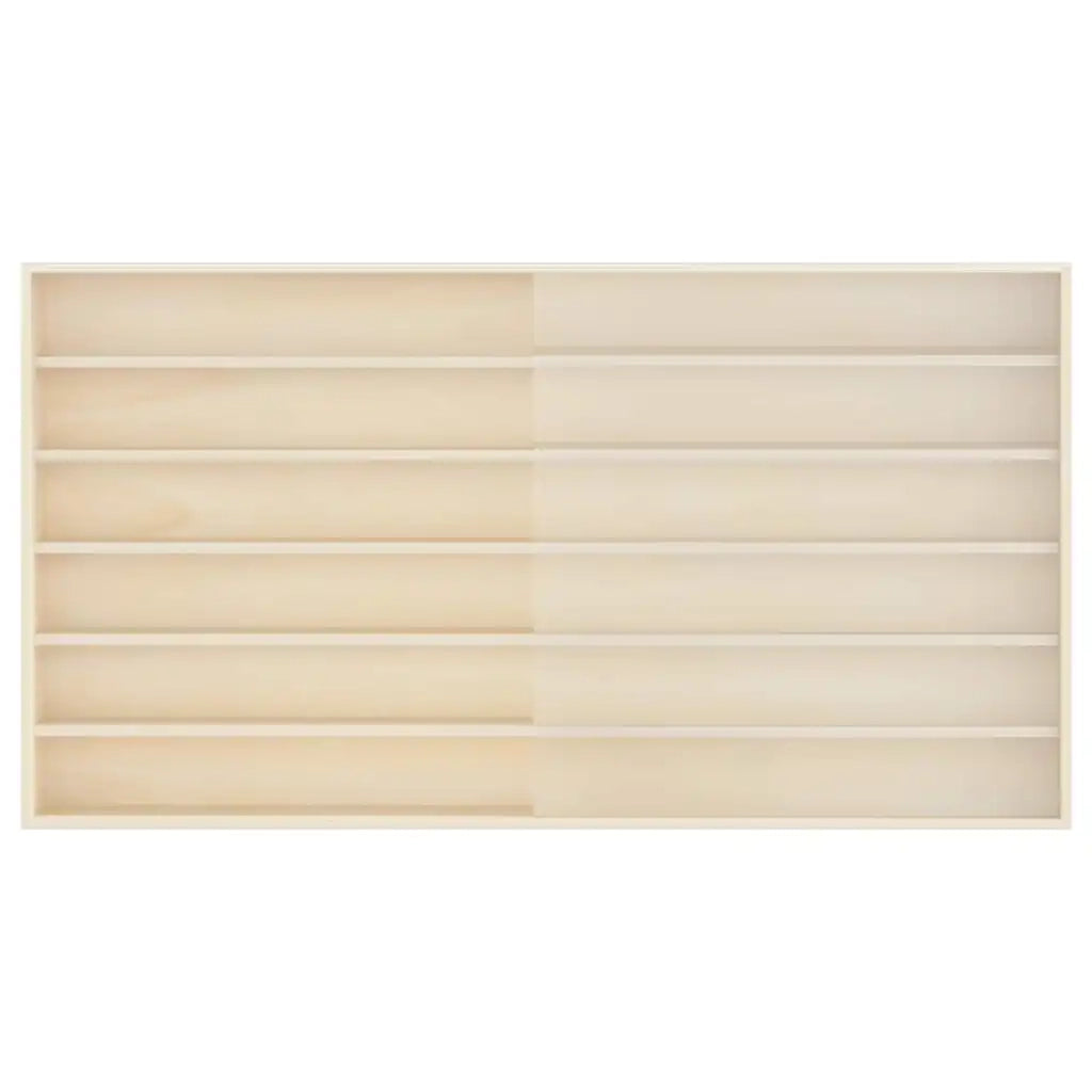 Vetrina a muro Beige 100 x 8,5 x 54 cm Legno compensato 42015630