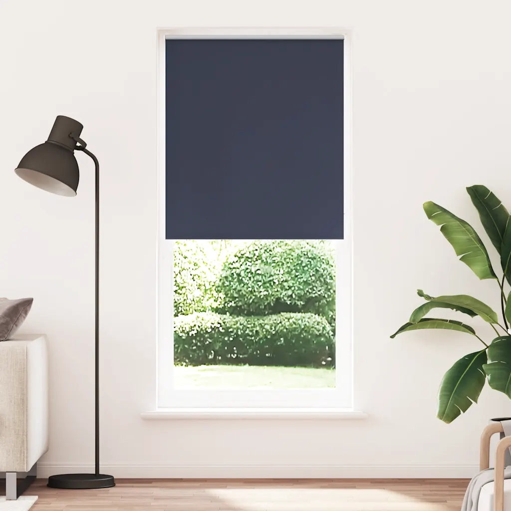 Tenda a rullo oscurante 104,4x230 cm Tessuto Larghezza 100 cm blu marino 240157