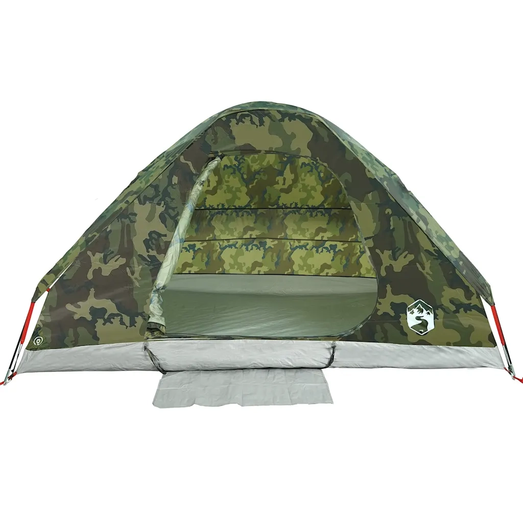 Tenda da Campeggio a Cupola per 6 Persone Mimetica Impermeabile 4009647