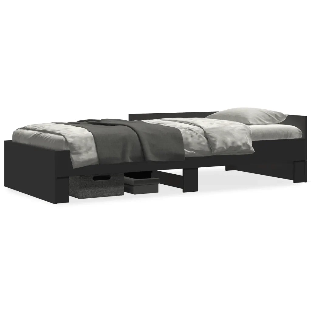 Giroletto Nero 75x190 cm in Legno Multistrato 849594