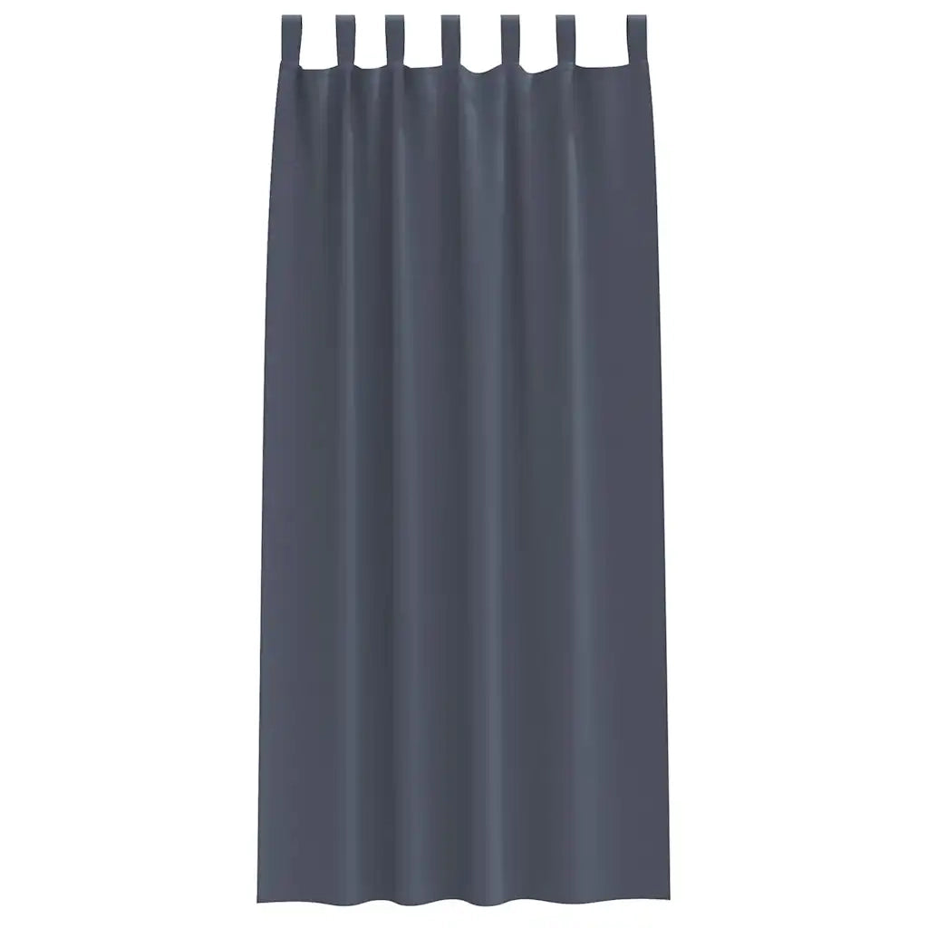 Tende Blackout con Anelli 2 pcs Antracite 225 x 140 cm 4107560