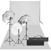Kit per Studio Fotografico con Set di Luci e Fondale cod mxl 66412