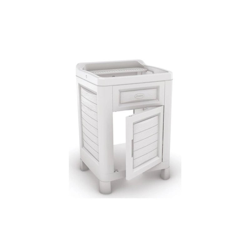 LAVATOIO MOBILETTO ARTU CM.51X60X89 GHIACCIO- 1,0 pz