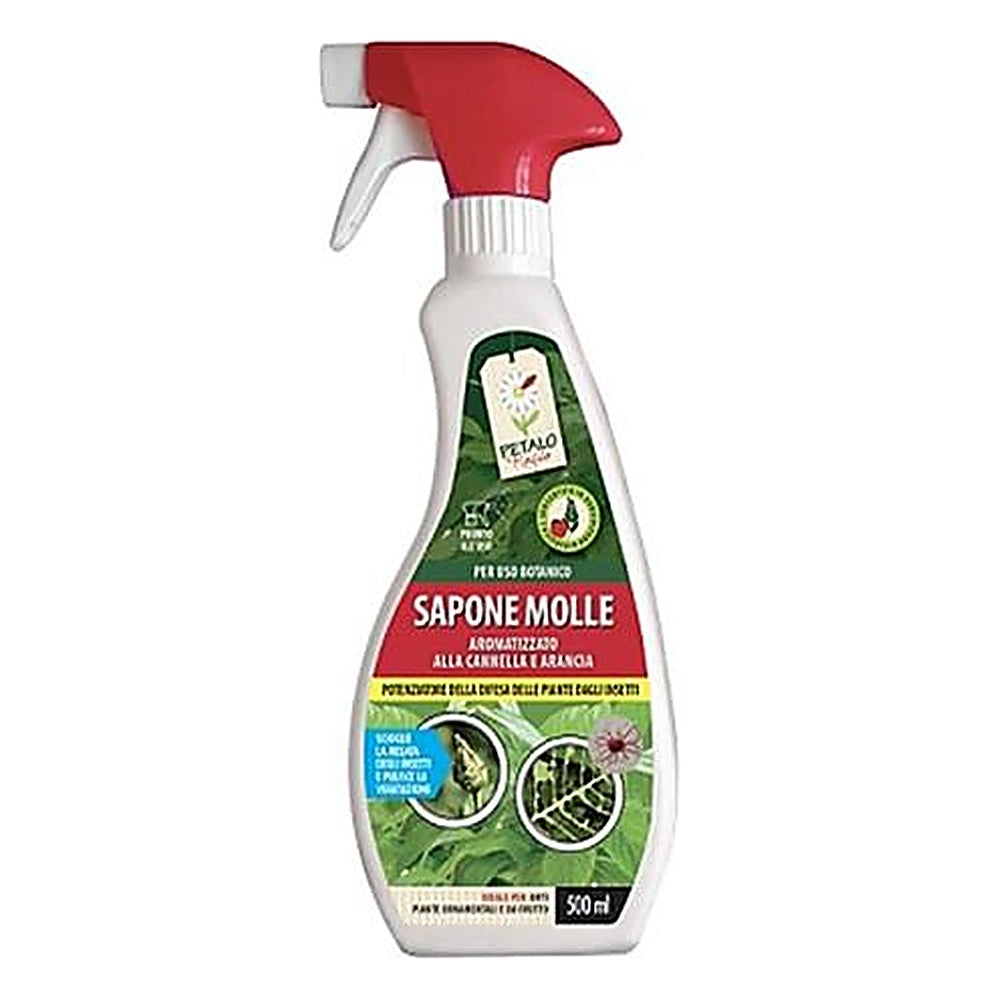Insetticida al sapone molle per piante 500 ml