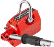 Lifter Magnetico - 100 Kg - Rosso - Per Piastre di Acciaio e Cilindri - 135x67 Mm